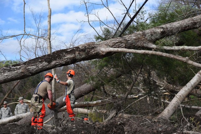 Airmen assist in post storm recovery in Herkimer County, N.Y.