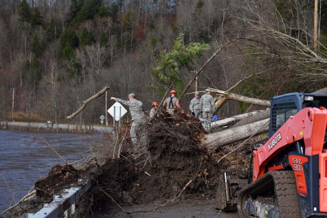 Airmen assist in post storm recovery in Herkimer County, N.Y.
