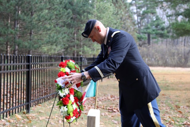 Pvt. Rino Carlutti Wreath Laying Ceremony