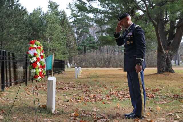 Pvt. Rino Carlutti Wreath Laying Ceremony
