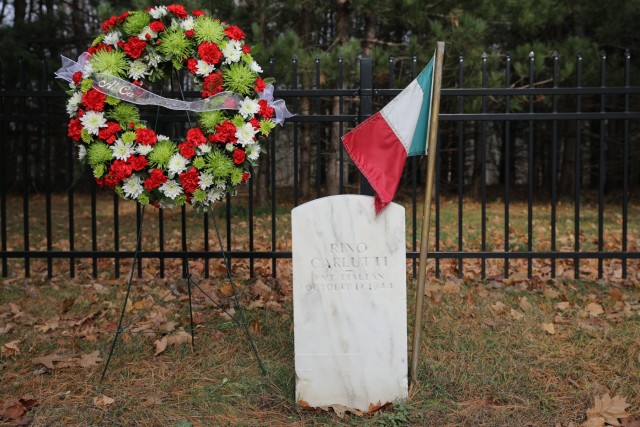 Pvt. Rino Carlutti Wreath Laying Ceremony