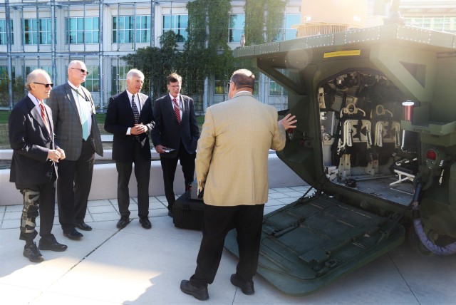 Army leaders get firsthand look at C5ISR Center research, development projects