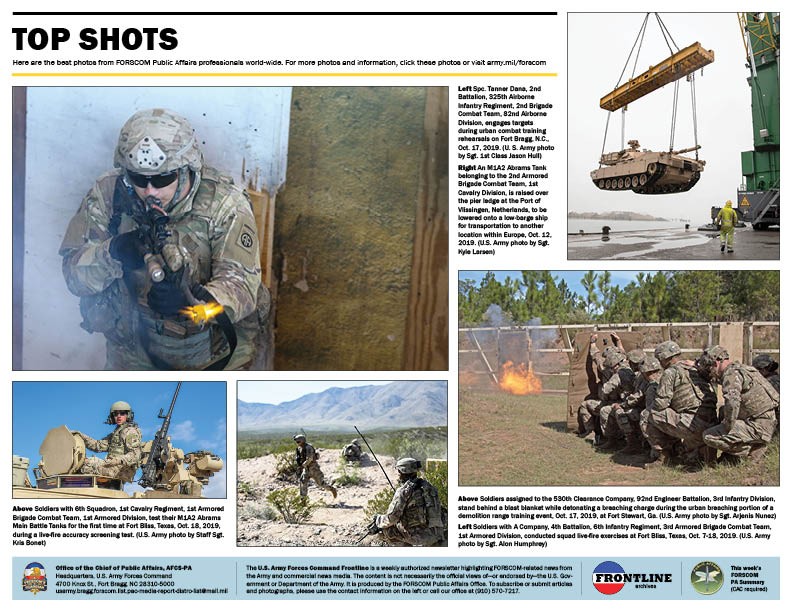 FORSCOM FRONTLINE | Article | The United States Army