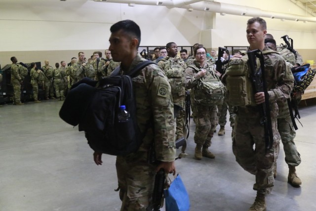 1st- 82nd Attack Reconnaissance Battalion 82nd CAB "Grey Eagles" deploys to support U.S. CENTCOM's mission