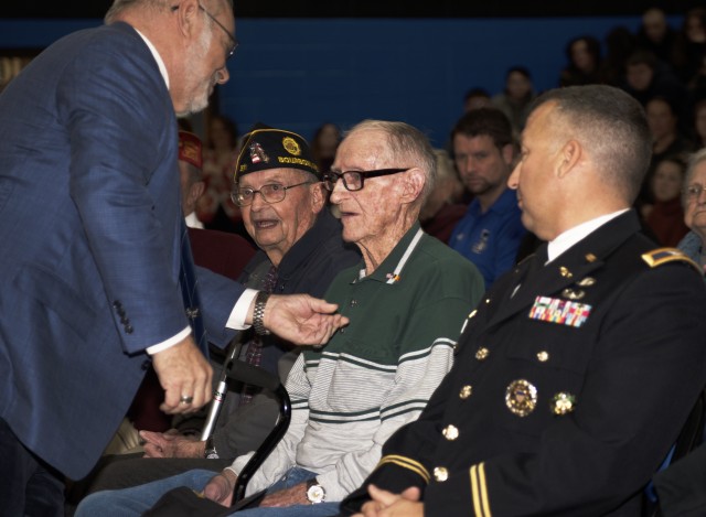 Belgium honors WWII veteran at Veterans Day event