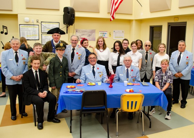 West Point Middle School honors veterans with WWII-themed play