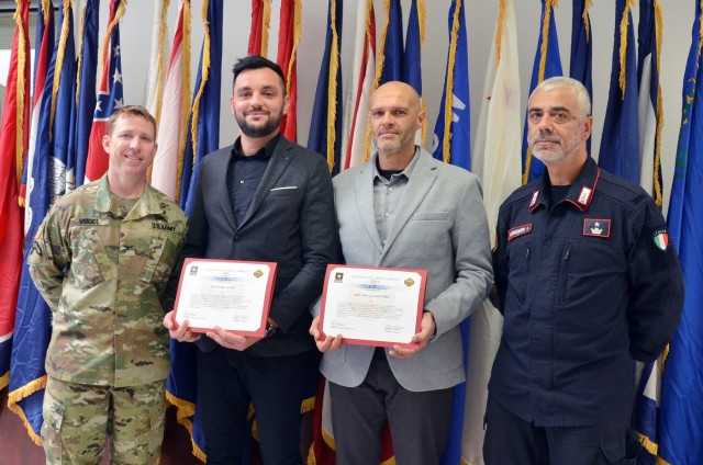 Carabinieri recognized for outstanding performance