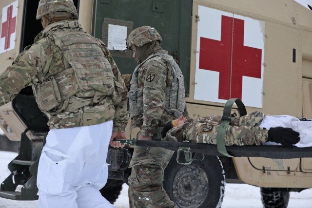 Platoon live fire certification in the snow