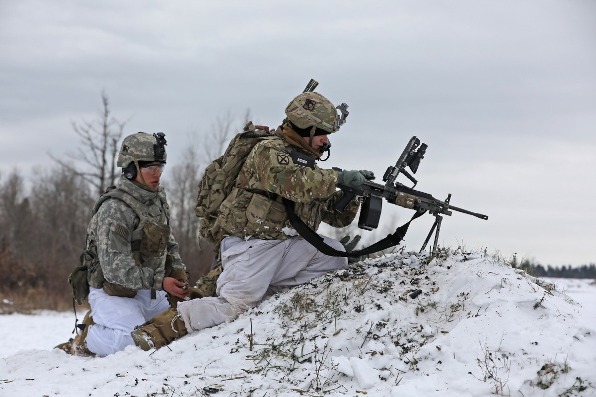 Platoon live fire certification in the snow | Article | The United ...