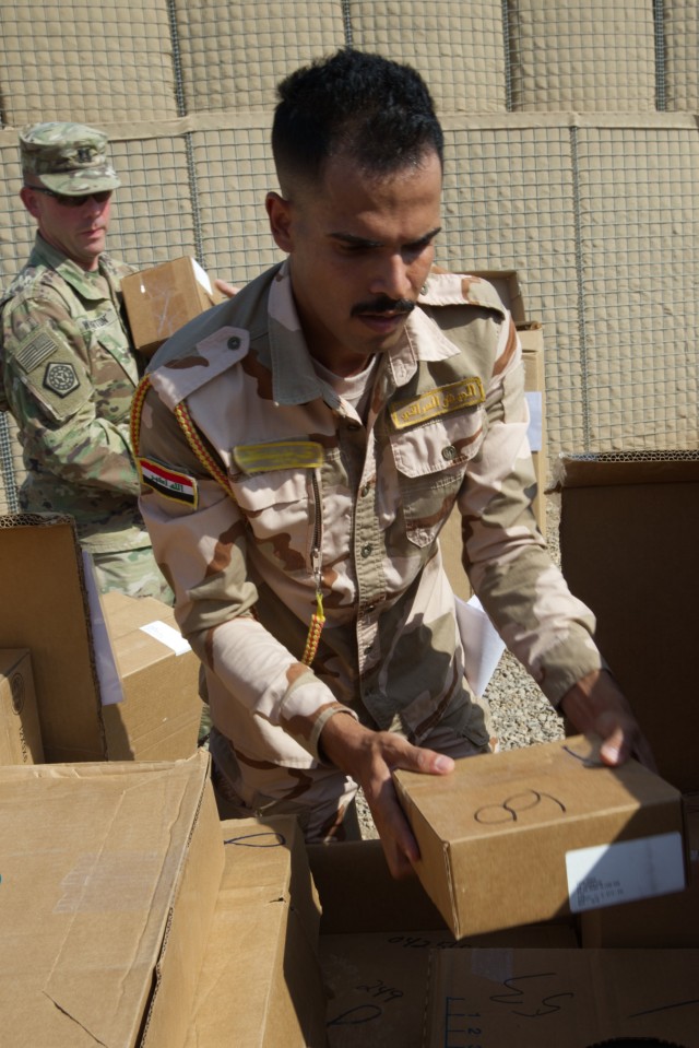 Iraqi troops take charge of logistics