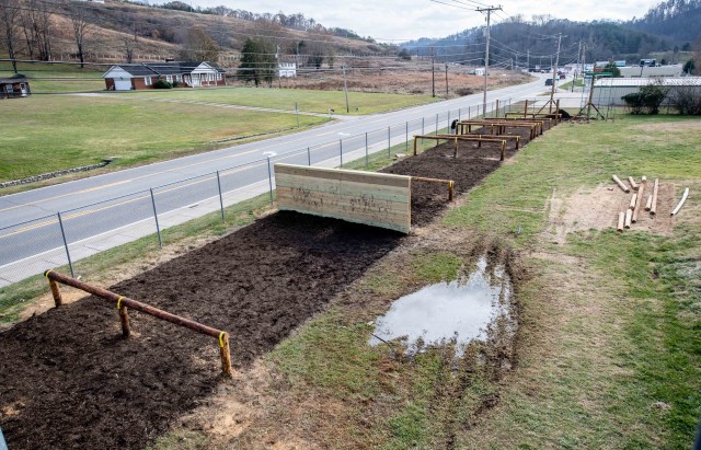 West Virginia Guard engineers complete JROTC obstacle course