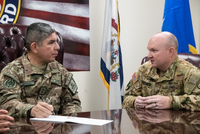 WVNG hosts Peruvian general under State Partnership Program