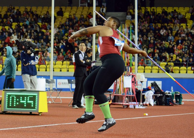 Allgood throws for 4th place