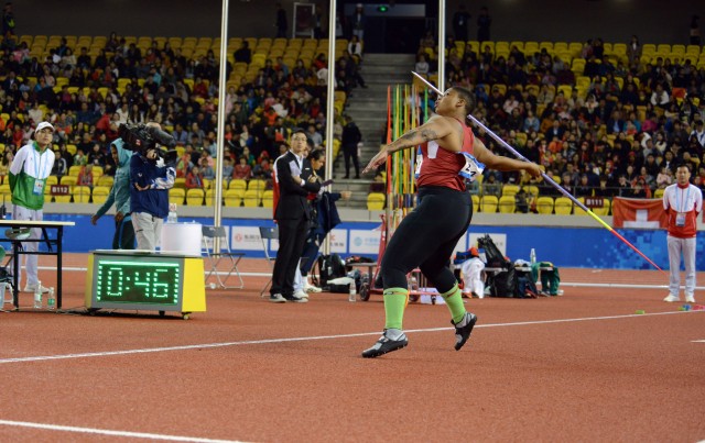 Allgood throws for 4th place