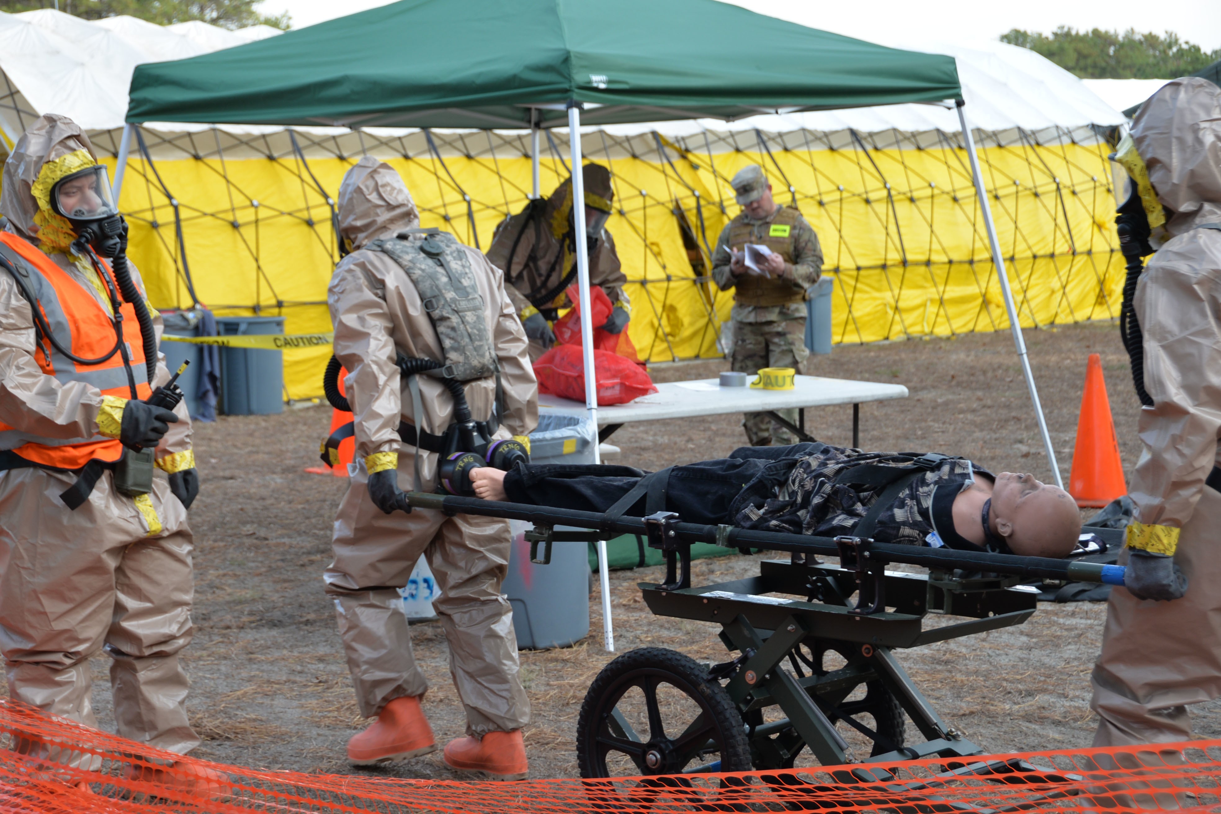 National Guard members join forces in disaster response exercise