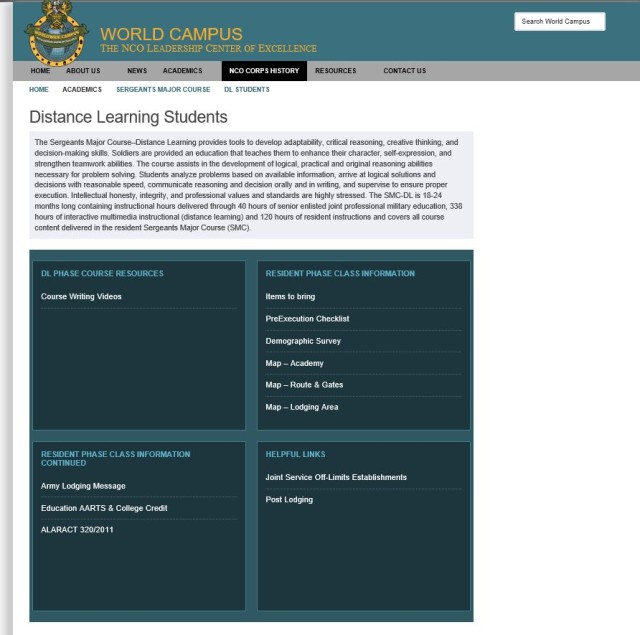 The NCOLCOE Launches World Campus