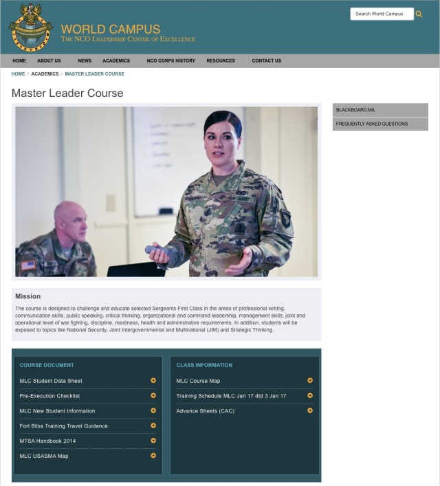 The NCOLCOE Launches World Campus