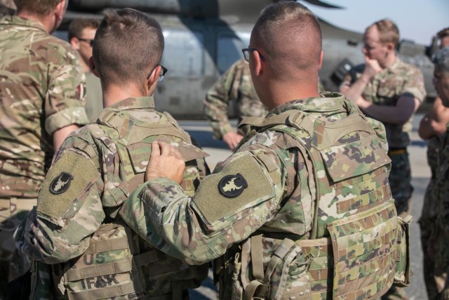 30th Armored Brigade Combat Team joins British Soldiers for MEDEVAC training