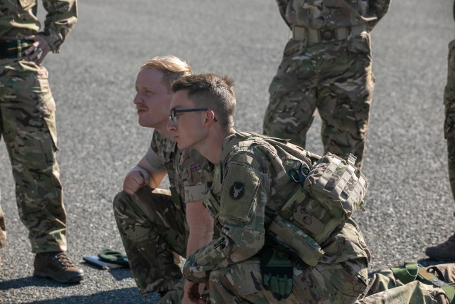 30th Armored Brigade Combat Team joins British soldiers for MEDEVAC training