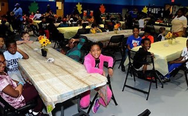 Thanksgiving feast brings together families, friends