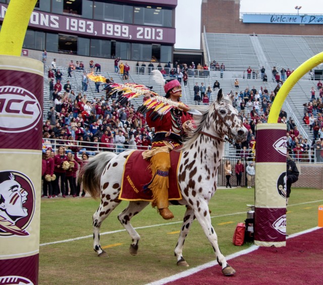 703rd BSB Soldiers recognized at Florida State University Military Appreciation Football Game