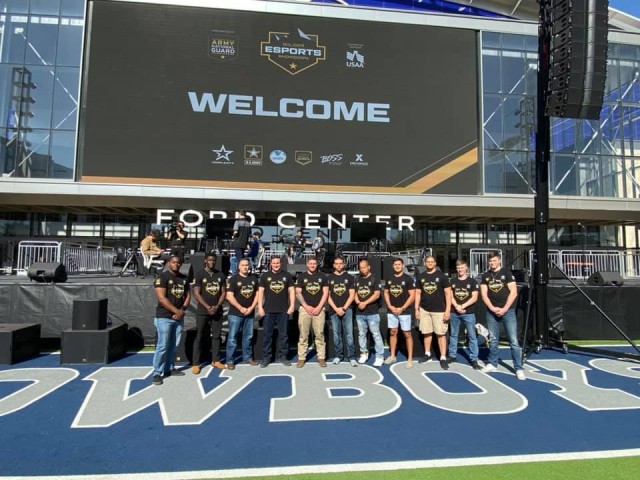 Winning soldiers experience weekend of esports and NFL fun