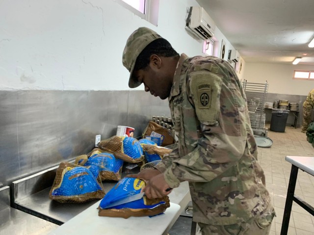 Dogface Soldiers, Panther Brigade Celebrates Thanksgiving in Kandahar, Afghanistan