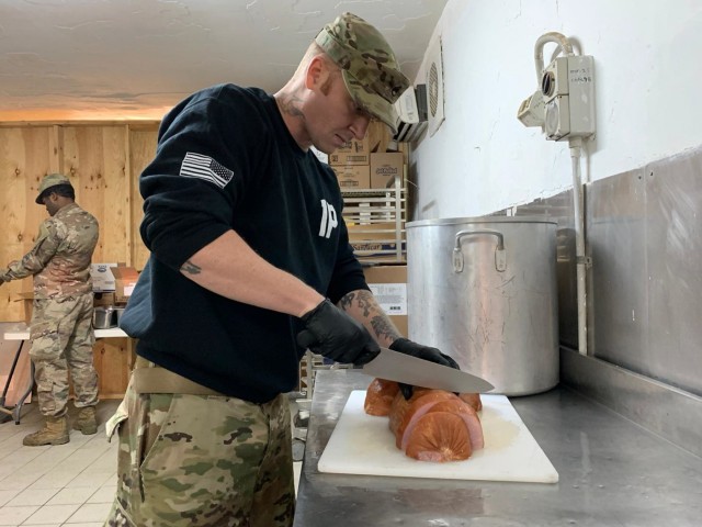 Dogface Soldiers, Panther Brigade Celebrates Thanksgiving in Kandahar, Afghanistan