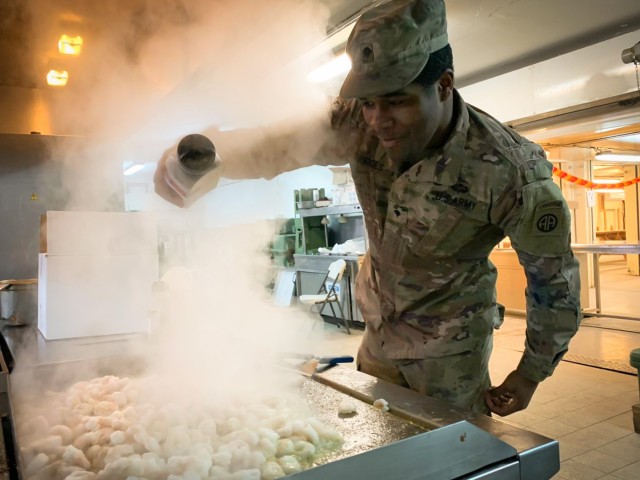 Dogface Soldiers, Panther Brigade Celebrates Thanksgiving in Kandahar, Afghanistan