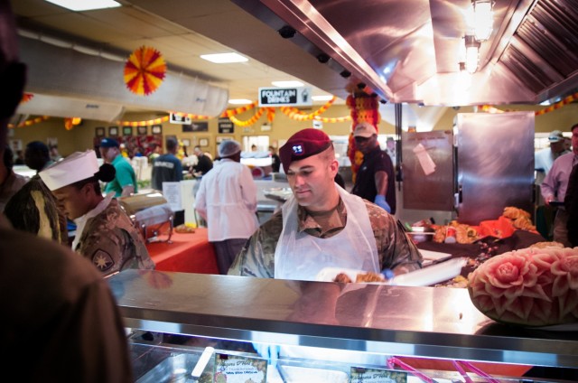 Dogface Soldiers, Panther Brigade Celebrates Thanksgiving in Kandahar, Afghanistan