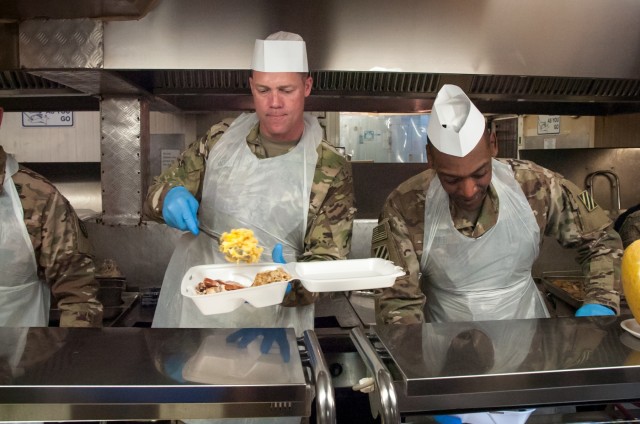 Dogface Soldiers, Panther Brigade Celebrates Thanksgiving in Kandahar, Afghanistan