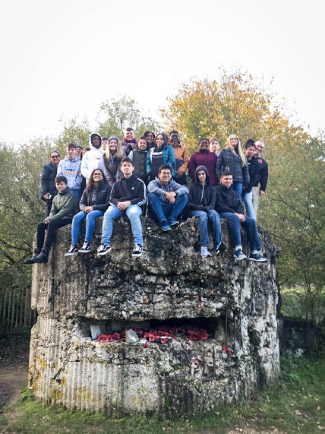 9th JROTC Battalion remembers the "Great War" during Flanders, Belgium visit
