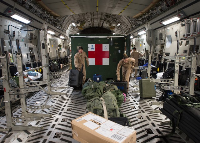USTRANSCOM oversees strategic theater patient movement