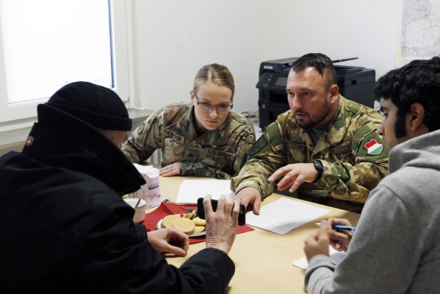 U.S. Army Reserve civil affairs unit trains in NATO exercise