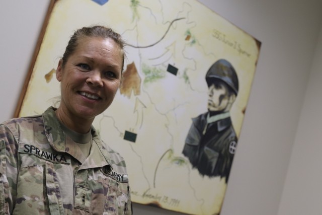 Division history commemorated through conference room dedication