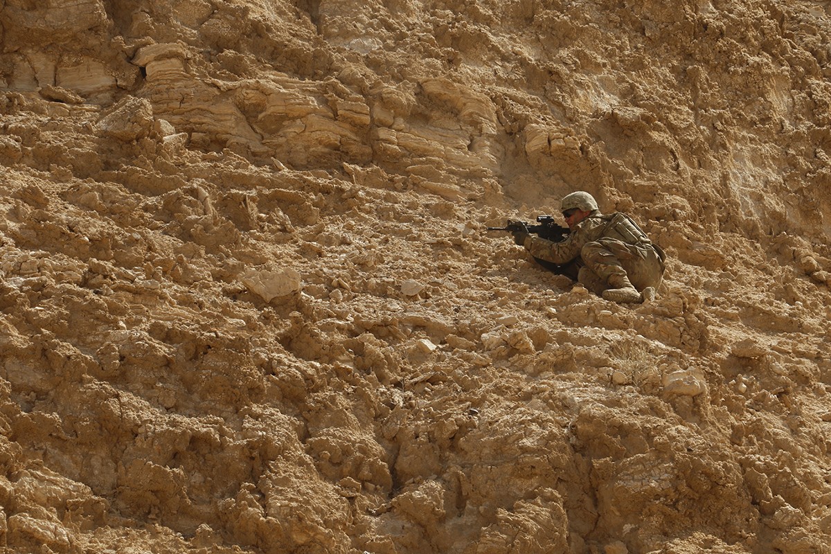 Position for cover fire