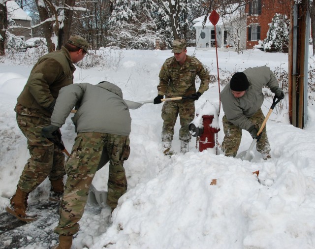 New York National Guard responds to snowstorm