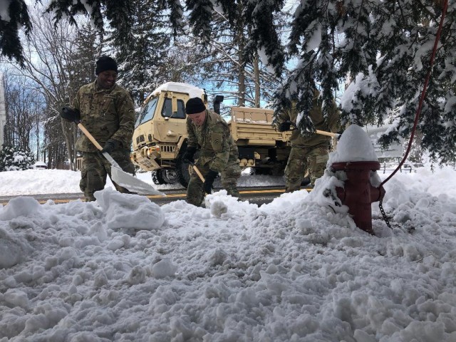 New York National Guard responds to snowstorm