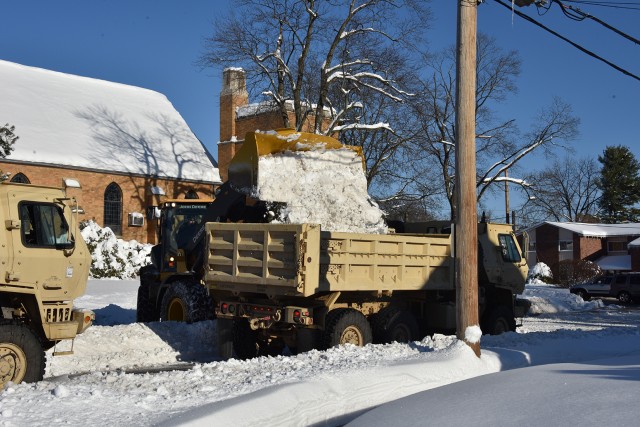 New York National Guard responds to snowstorm