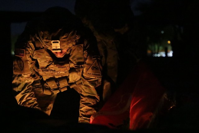 The 2nd Brigade Engineer Battalion, 3rd ABCT commemorates the 69th Burning of the Colors Ceremony