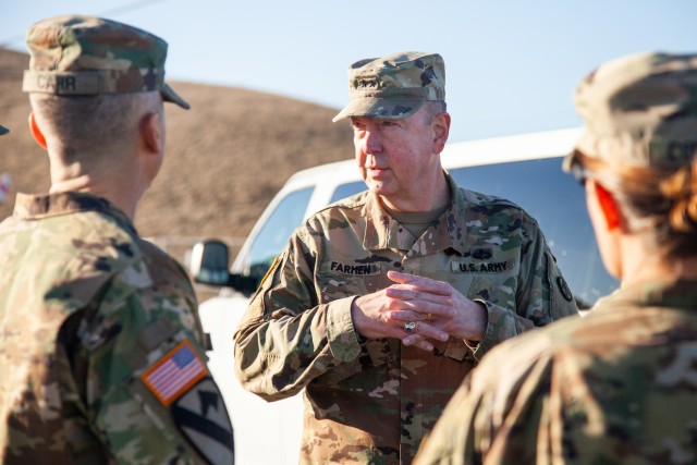 SDDC commander and USACE inspect key MOTCO project