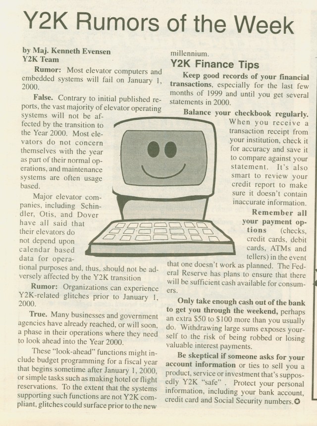 Y2K Rumor of the Week