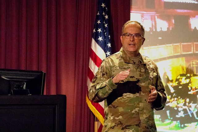 MG Payne town hall