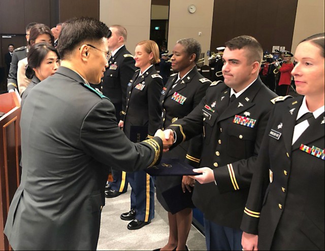 Welcoming handshake