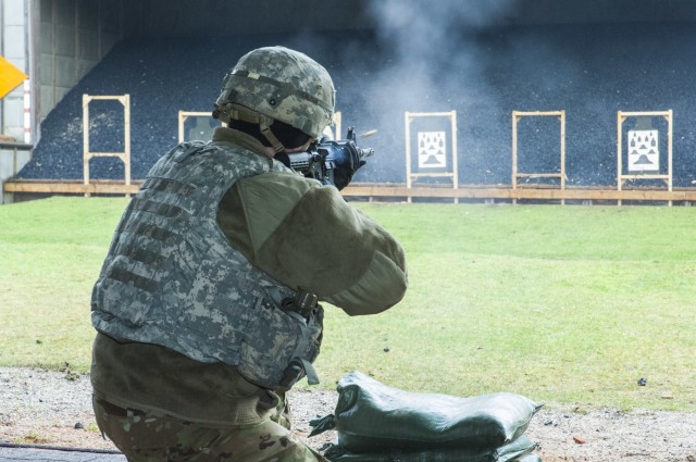 18th Military Police Brigade practices shooting