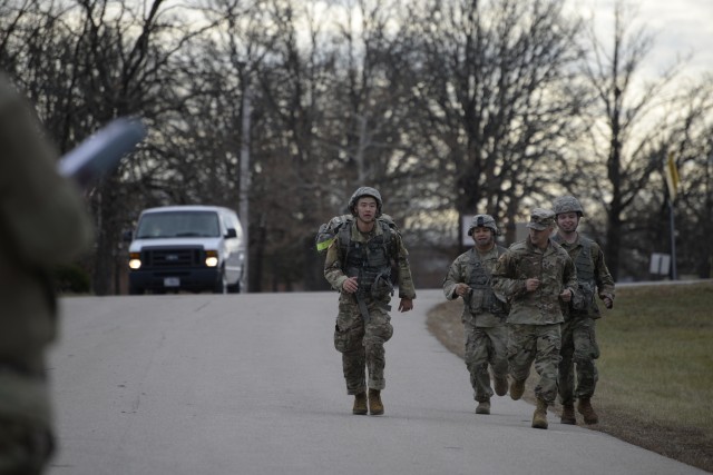 12-mile road march