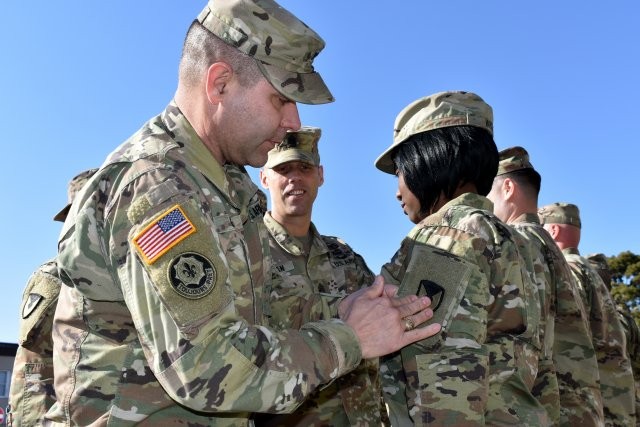 WEARING THE AMC PATCH