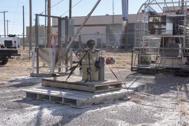 Blowing Sand Test of smoke generating unit