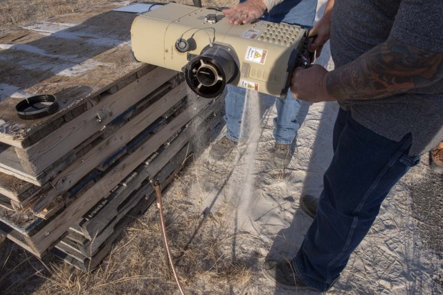 Blowing Sand Test of smoke-generating unit