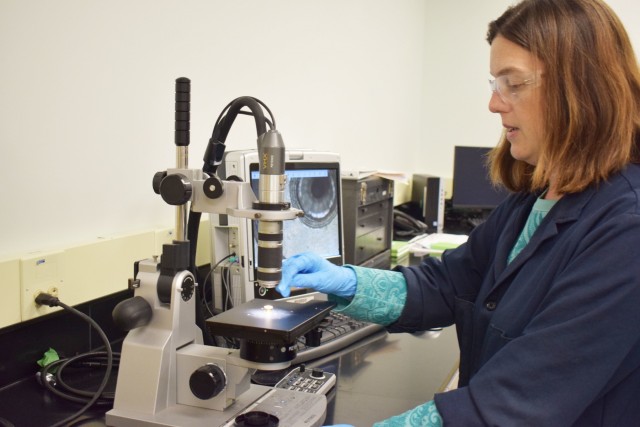 Crane Army Ammunition Activity chemist ensures metal component quality